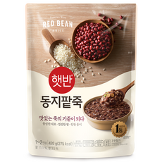 햇반 동지팥죽, 420g, 1개