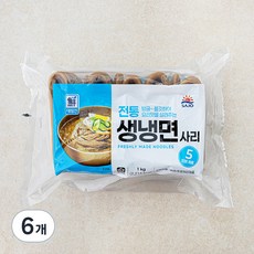대림선 생냉면 면사리, 1kg, 6개