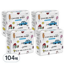 韓國 COOiNG 嬰幼兒用 Better-Up 黏貼型尿布, 104張, 大型(L)
