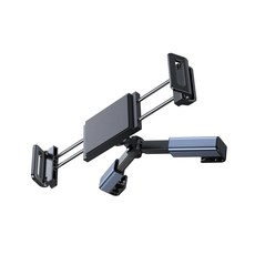 LISEN 李森 巨力車載後枕支架 適用於4.7-12.9吋手機/平板, 黑色, 1個