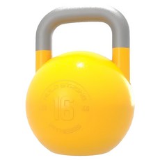 HOLD STRONG ELITE 系列 競技壺鈴 Kettlebell 國際標準, 黃色, 16kg, 1個