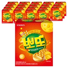 크라운 뽀또치즈 타르트, 92g, 20개