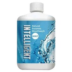 INTELLIGENT 因特力淨 酵素漱口水，清潔薄荷, 300ml, 1瓶