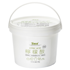 室翲香 檸檬酸 1.8kg, 清潔專用, 中和鹼性污垢, 防霉除垢, 食品用洗潔劑, 1罐