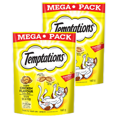 Temptations 喵愛餡 貓點心, 火烤嫩雞口味, 160g, 2包