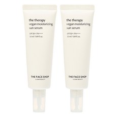 더페이스샵 더테라피 비건 수분 선세럼 SPF50+ PA++++, 50ml, 2개