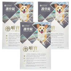 CHEW BO 嚼寶 護骨錠 含純雞肉成分, 30顆, 維護骨骼/關節, 3盒