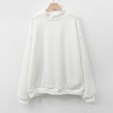 빅걸스토리 여성용 빅사이즈 볼륨 반폴라 티셔츠