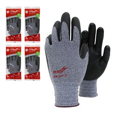 KUMHO 工作手套 S1 L號, Charcoal Gray, 4組