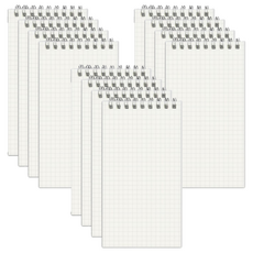 JF Company J.Four 透明封面便攜迷你筆記本, 12個, 格線