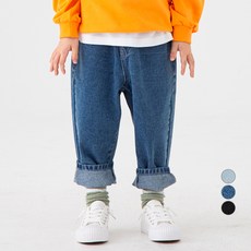 Lolly Tree 童款反摺寬牛仔褲