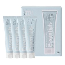 plu Essential 清新口氣日常牙膏, 4個, 120g