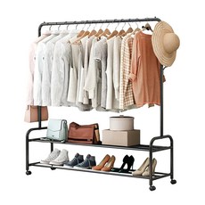 品屋 多功能掛衣架 YCC2097, 黑色