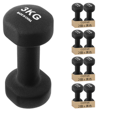 comet 經典款防滑啞鈴, 3kg, 8個