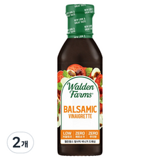 월든팜스 발사믹 비니거 드레싱 저칼로리 제로슈가 무지방, 2개, 355ml