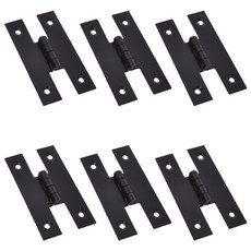 H 鉸鏈 黑色, 6入