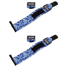 ZERO TO HERO 迷彩護腕 EXCLUSIVE 左右一組, 2套, 藍色迷彩