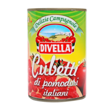 DIVELLA 德威樂 去皮番茄丁罐頭, 400克, 1個