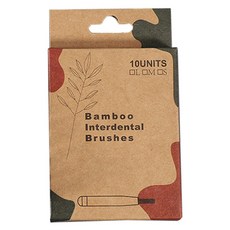 Openspace 木質便攜式齒間刷, 10片, 1個