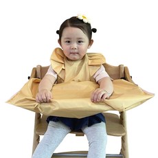 nordico 嬰兒防水無袖餐墊圍兜, 05款米色, 1件, 1件