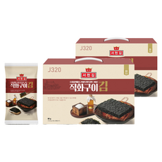 왕가김 서천 직화구이김 J320, 80g, 2개