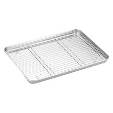 Holmes 304 Monster 方形託盤 2件組, 托盤 + 瀝水盤, 1套