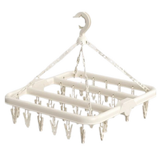 Harujae 索利德曬衣架, 白色