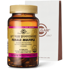 SOLGAR 女性綜合維他命礦物質錠+禮品袋, 90顆, 1罐