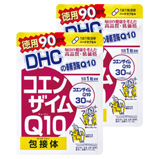 DHC 輔酶Q10膠囊食品，90日分，含維生素C，增強體力，促進代謝, 209mg, 90顆, 2包