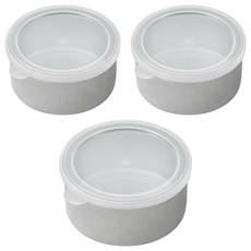 ECHO 附蓋 Set 3個 不鏽鋼保鮮盒 日本製造, 直徑13.5 x 6cm, 1組