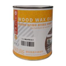 山仁 木蠟油 松木 900ml 環保無毒木器塗料 適用於家具及木質表面, 1罐