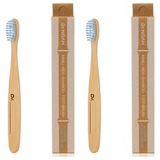 Dr.NOAH Maru 兒童牙刷, 2個, 天藍色, 1入