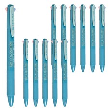 ibis 柔軟4色中性筆 0.5mm, 12個, 薄荷綠