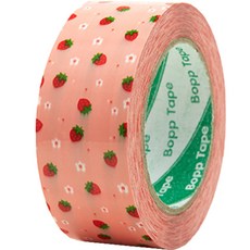 A.label 包裝用封箱膠帶 45mm x 100m B0210, 7 粉紅草莓, 1個