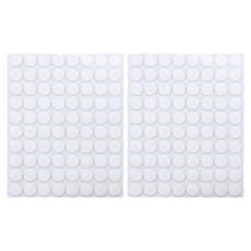 Koname 高強度圓形雙面膠帶 4W138 15mm 80片, 2個, 透明