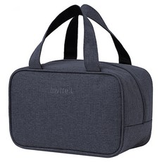 MakeMine 上班族學生便當保溫保冷袋 野餐午餐袋 保冷袋, 1個, 海軍藍