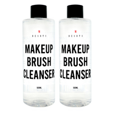더블유뷰티 메이크업 브러쉬 클렌져, 500ml, 2개