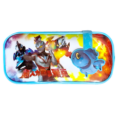 ULTRAMAN 超人力霸王 雅克 方型造型筆袋 UTWPK260-2, 淺藍, 1個