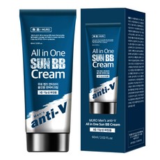 MURO 無路 男士大容量防曬BB霜 SPF50+ 60ml, 單色, 1入