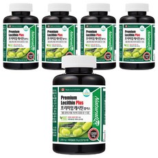 네추럴라이즈 프리미엄 레시틴플러스, 180정, 5개