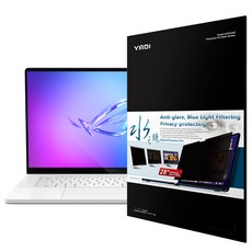 YADI 亞第 插卡隱貼 16:10 水之鏡防窺片 ASUS ROG Zephyrus G16 2025 GA605KP 專用 PF4PPB-W160, 透明, 1片