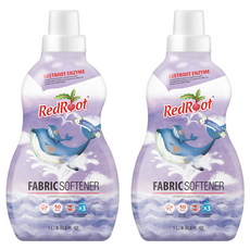 RedRoot 嬰幼兒衣物柔軟精 麝香花香, 1L, 2個