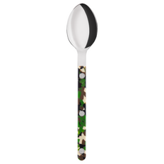 SABRE PARIS Bistrot復古酒館鈕扣系列沙拉湯匙, 1個, 偽裝