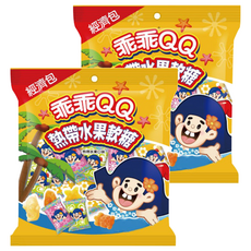 乖乖 QQ熱帶水果軟糖，經濟包, 190g, 2袋