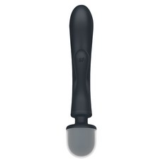 Satisfyer 愉悅新革命 Triple Lover 兔耳 + AV雙頭按摩棒, 灰色, 1個