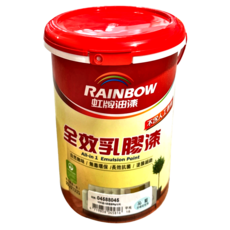 RAINBOW 虹牌油漆 全效乳膠漆 平光, 沁藍, 1桶