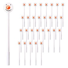 Stupid聖誕甜甜圈原子筆禮物, 40個, 雪人