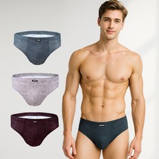 renoma 男款印花三 角內褲 3入