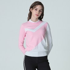 Cleveland GOLF 女式高爾夫 Intasha V 線拼色圓領長袖針織 CGKWKT1059