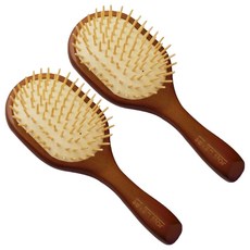 CHILSUNG 高級木SB3梳子, 棕色, 2個